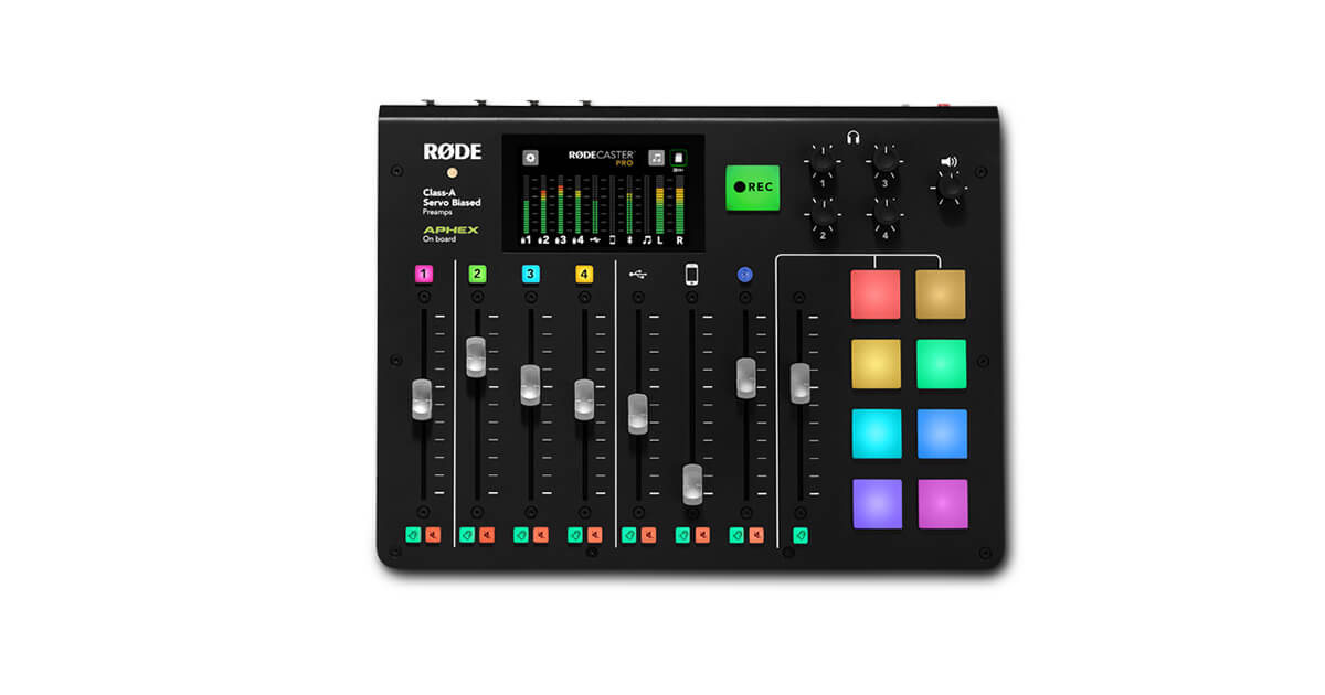 Rode RODECaster Pro II Two Person PRO Podcast Studio Kit with