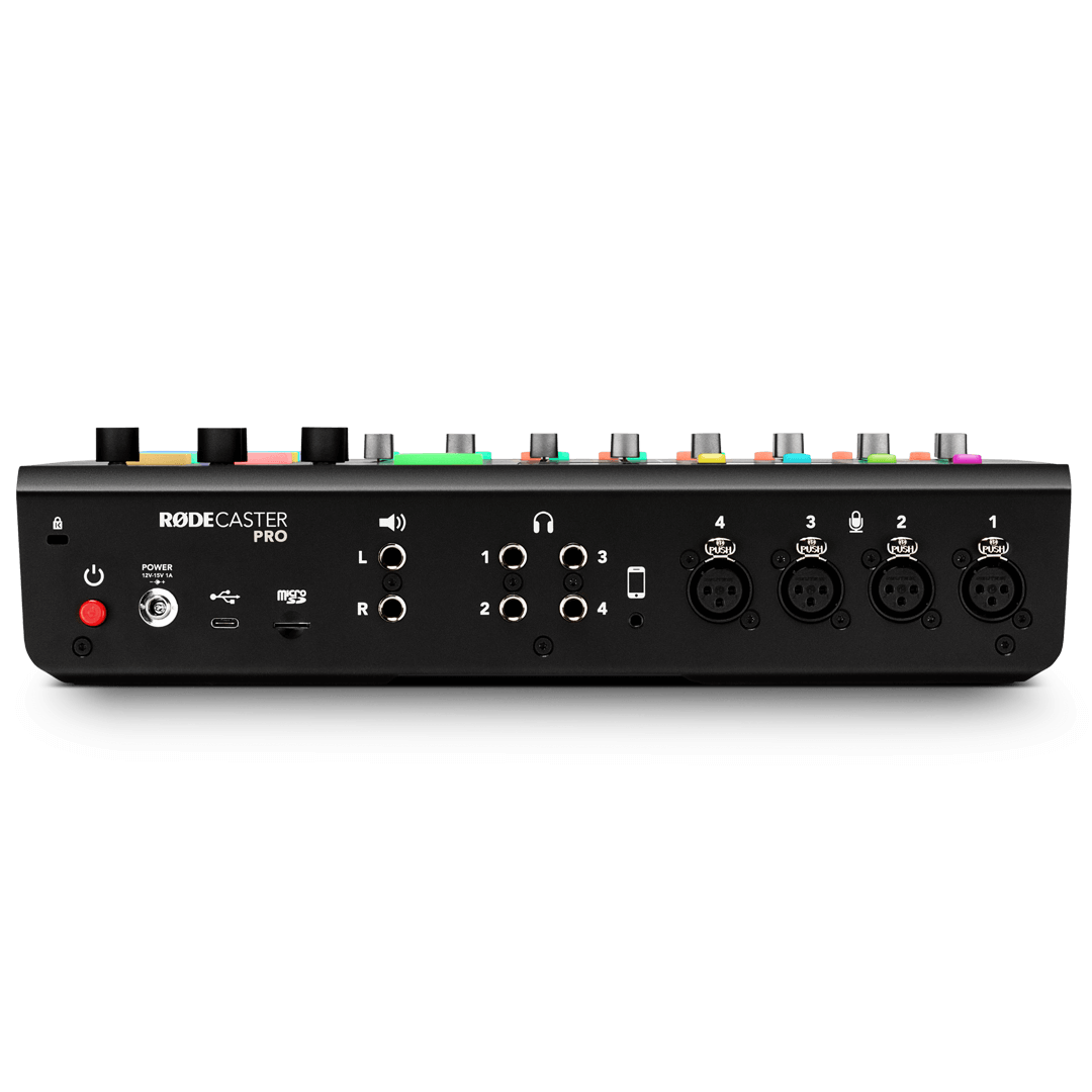 Rodecaster Pro back view