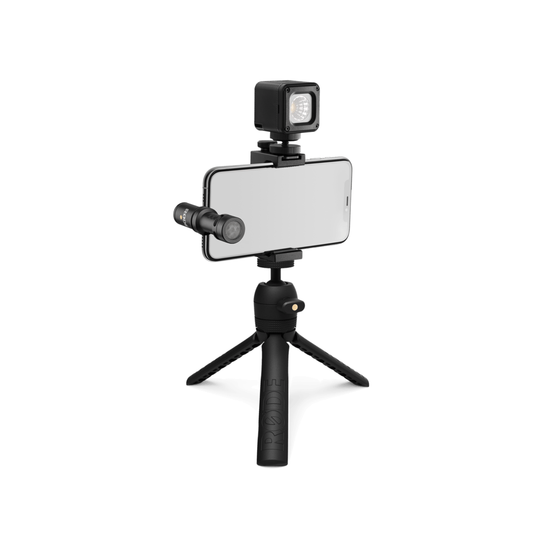 マイク自撮り棒 RODE VLOGGERKIT スマホにセット&接続可能高性能