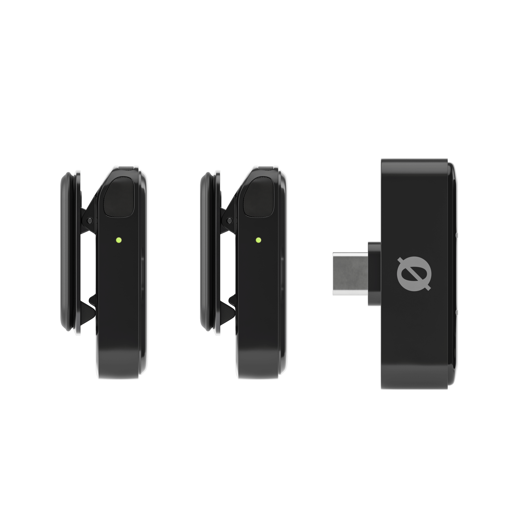 Micro Sans Fil Pour Smartphone - 2 Micros Avec étui Chargeur - USB-C - Idéal Pour Vidéos, Podcasts, Contenu