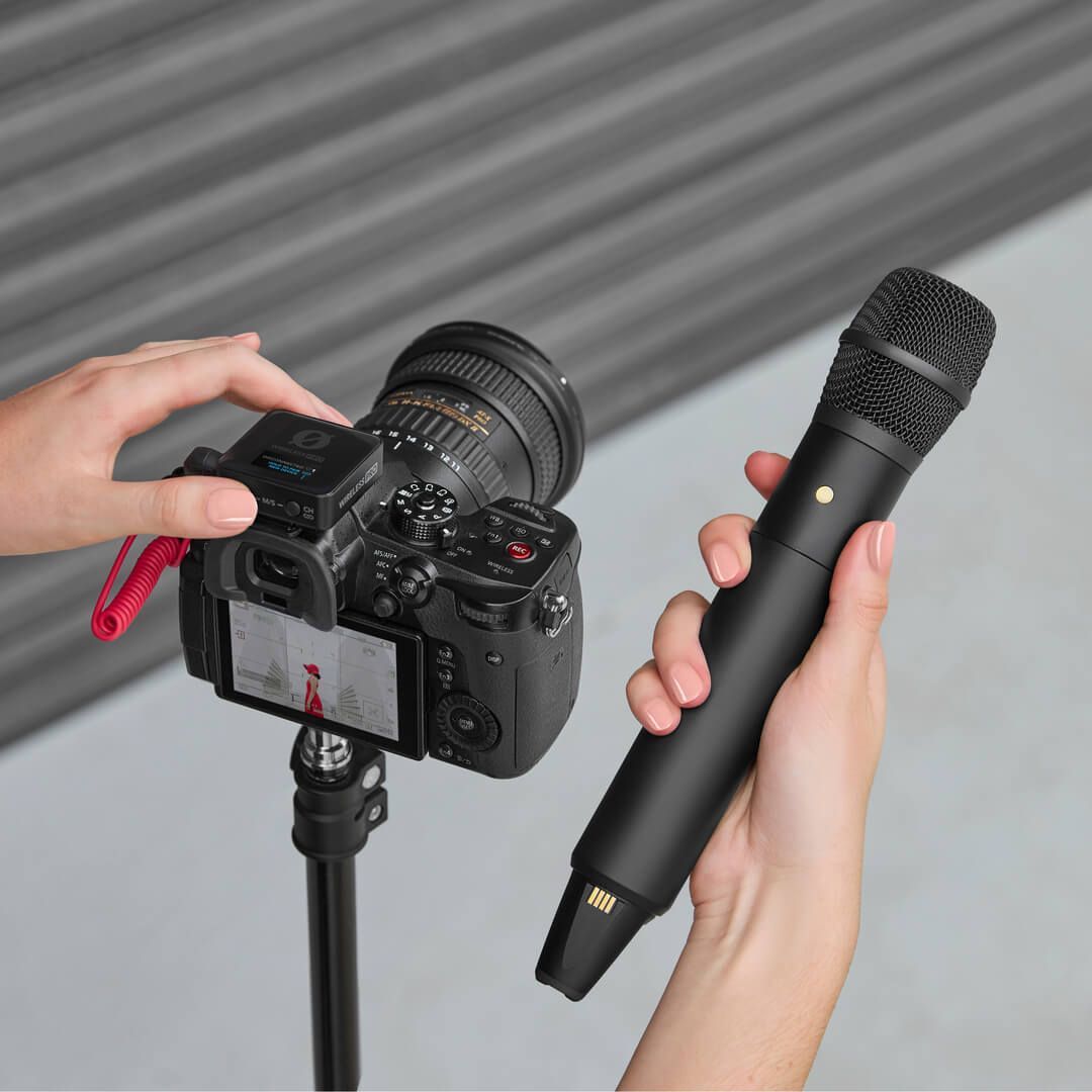Hand pairing Wireless PRO RX with Interview PRO for camera