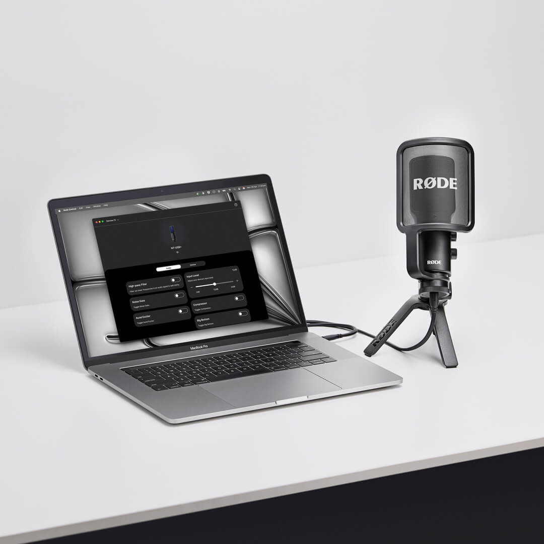 NT-USB+ connected to RØDE Central