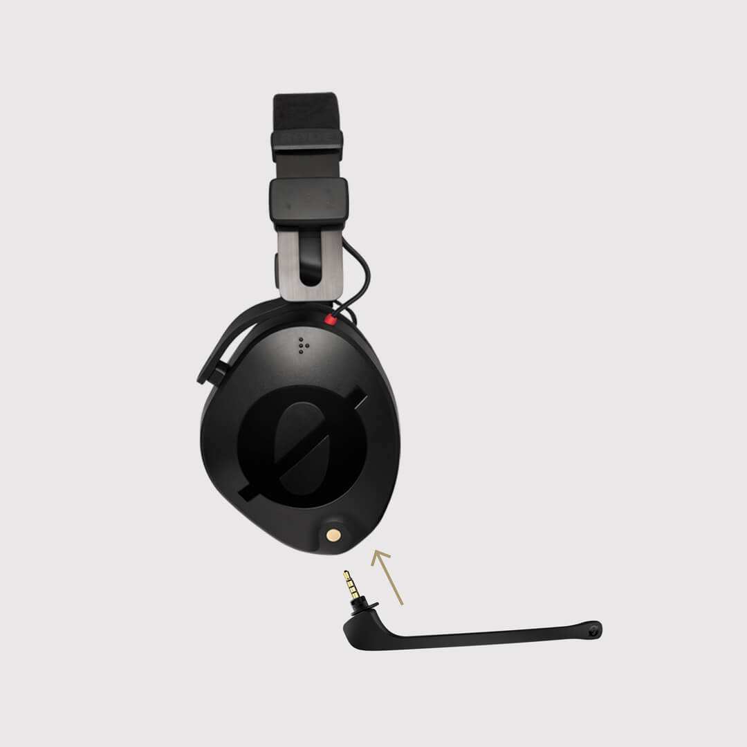 Demostración de la conexión de NTH-Mic a los auriculares