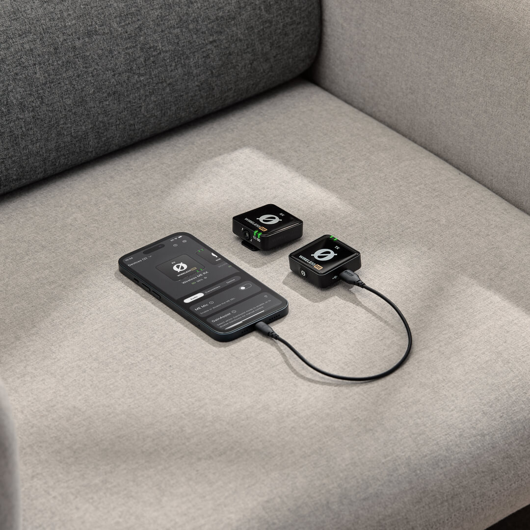 Wireless ME connected to RØDE Central