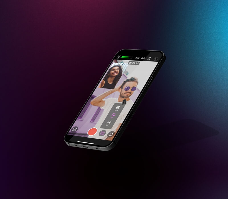 Zeadio Kit Vlogging Completo Per Smartphone – Luce RGB, Microfono, Treppiede E Maniglie Con Attacco Arca