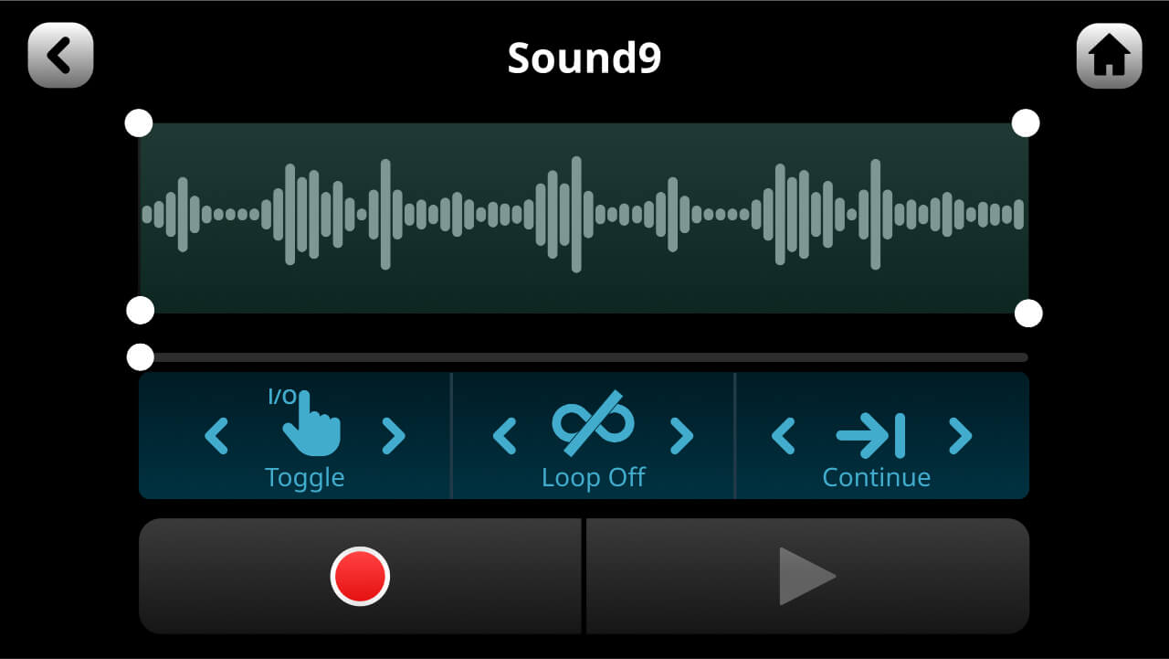 RØDECaster Duo sound screen with audio loaded