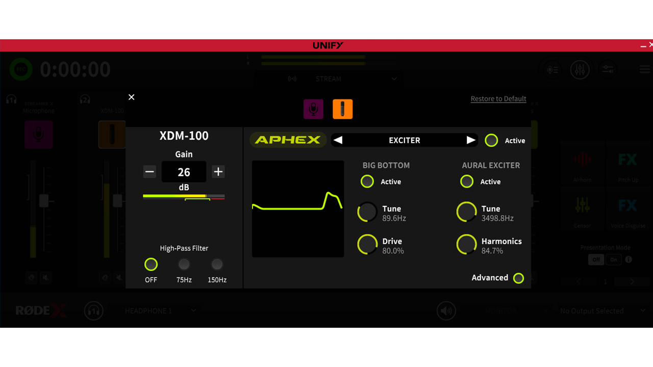 UNIFY Aural Exciter effect