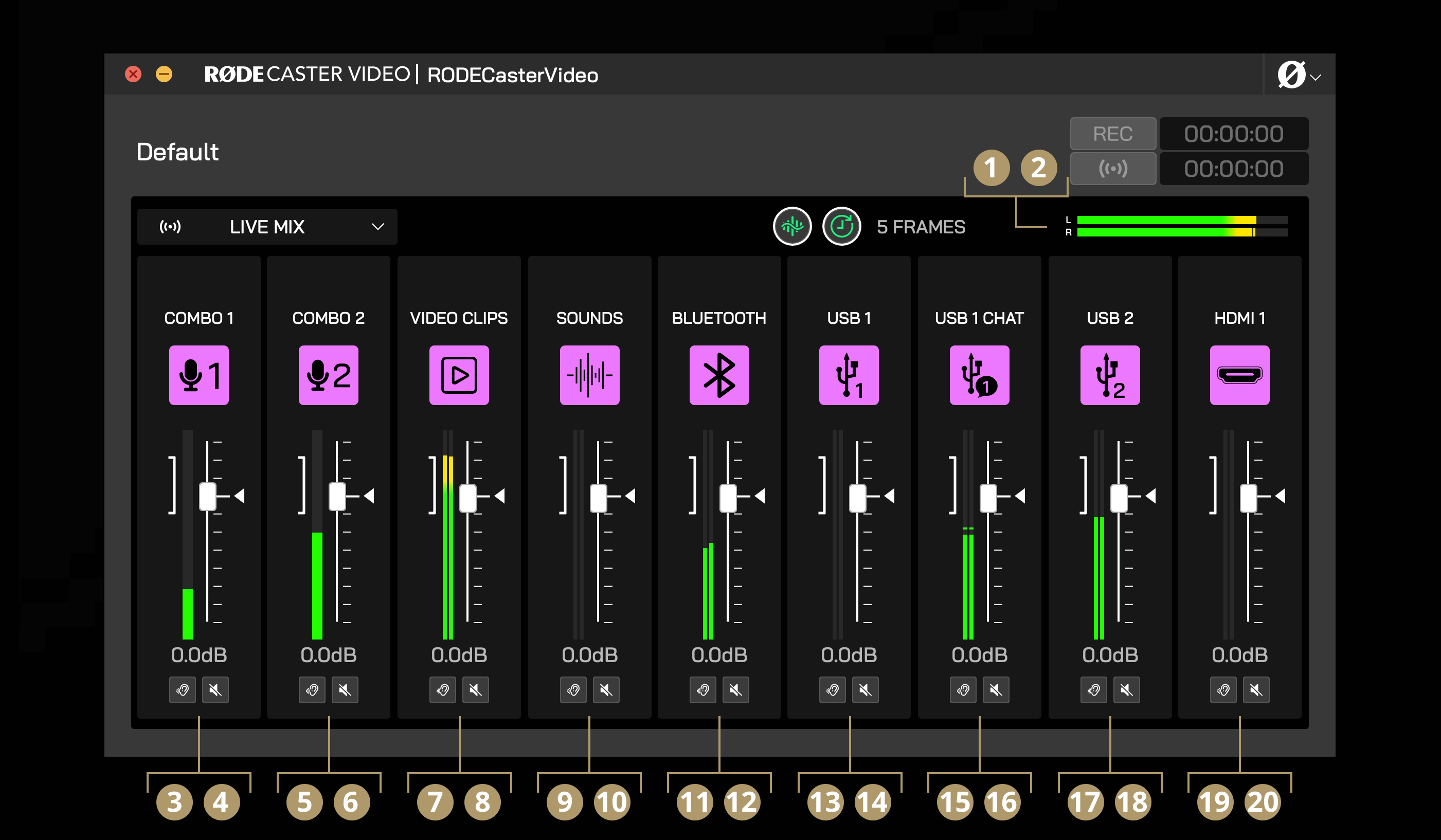 Multitrack USB recording