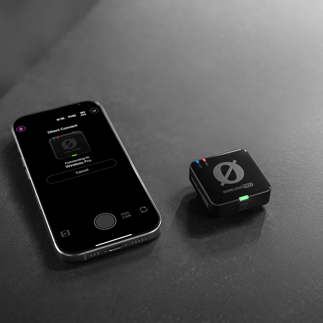 Wireless PRO connected to iPhone