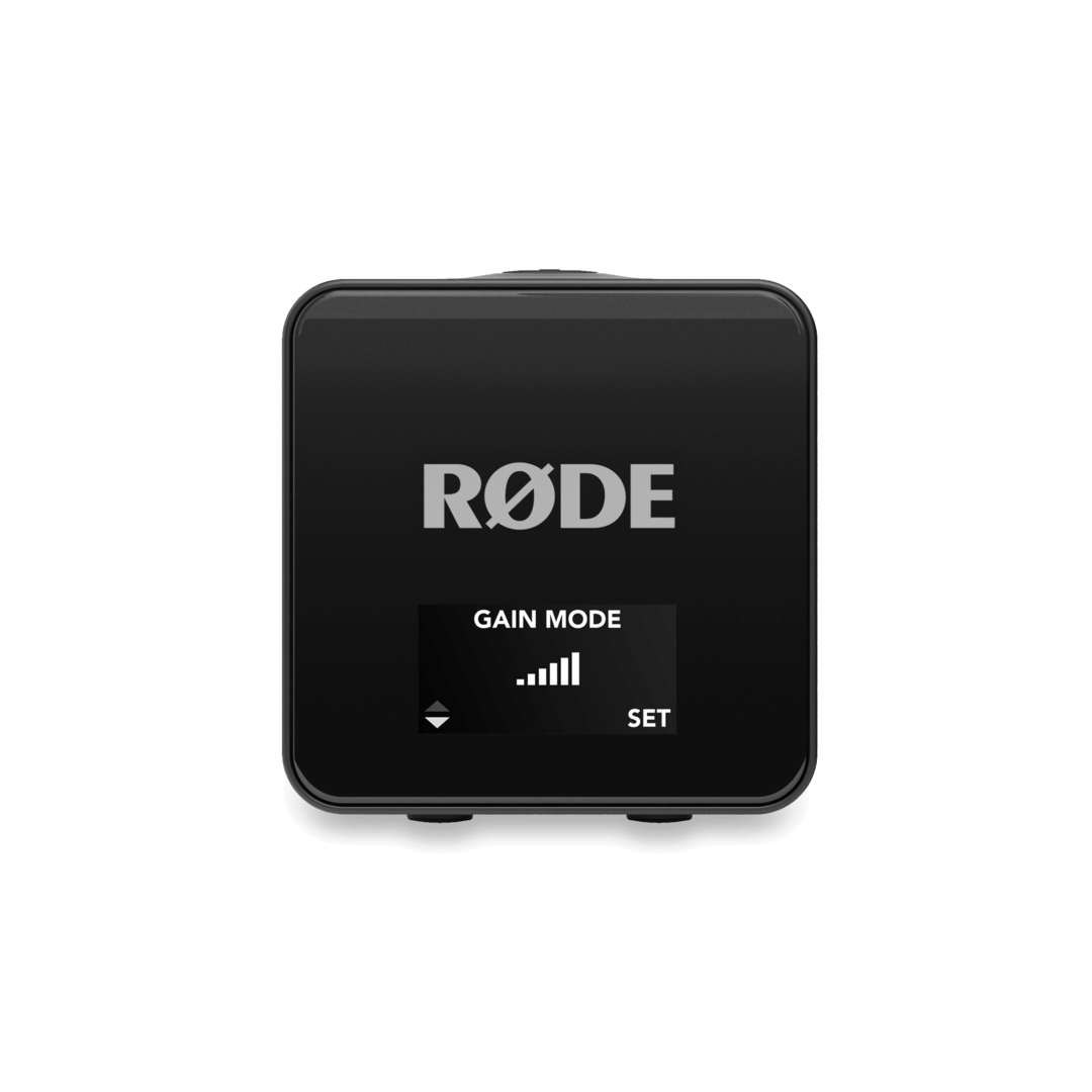 Wireless GO (Gen 3) RX Gain Mode screen