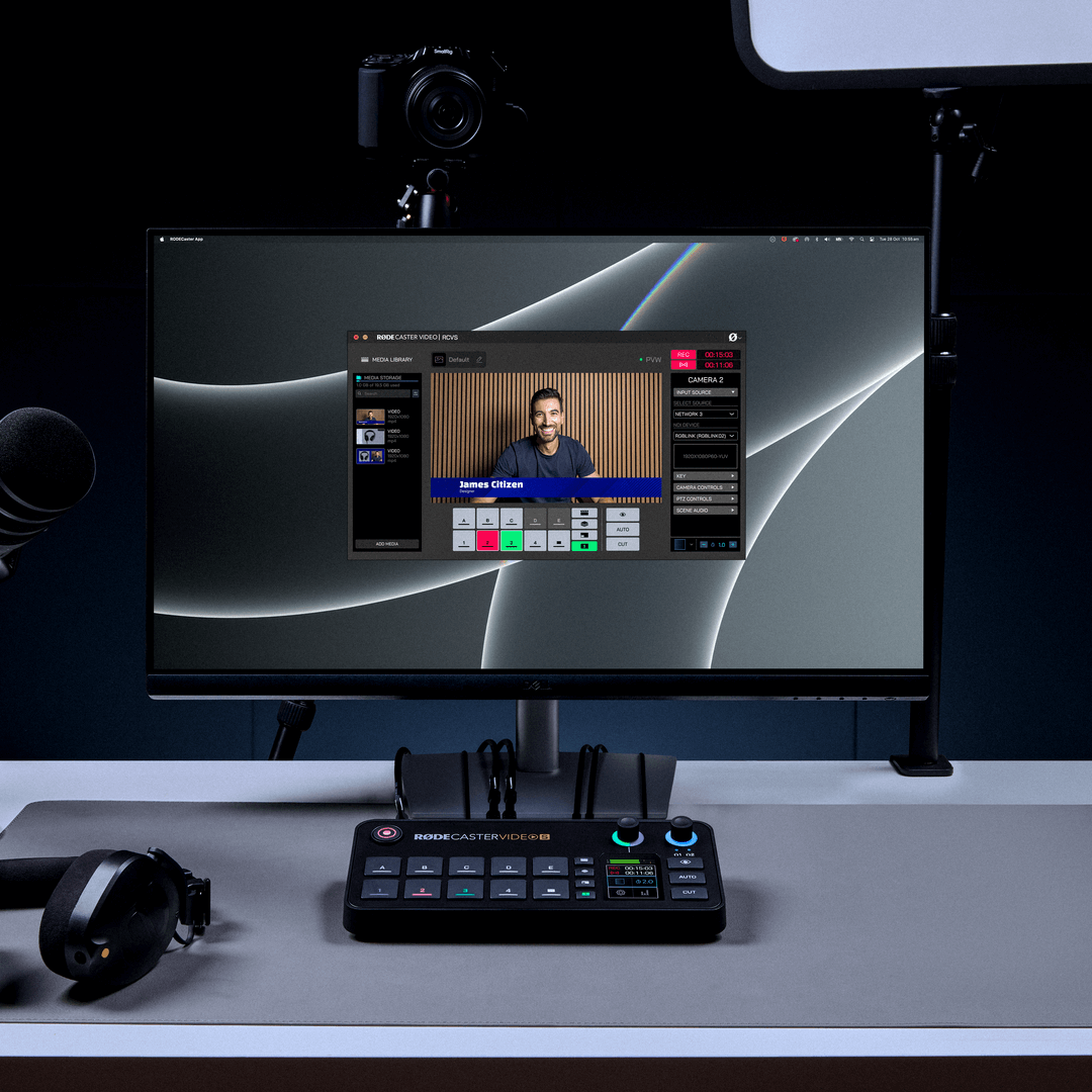 RØDECaster Video scene switching