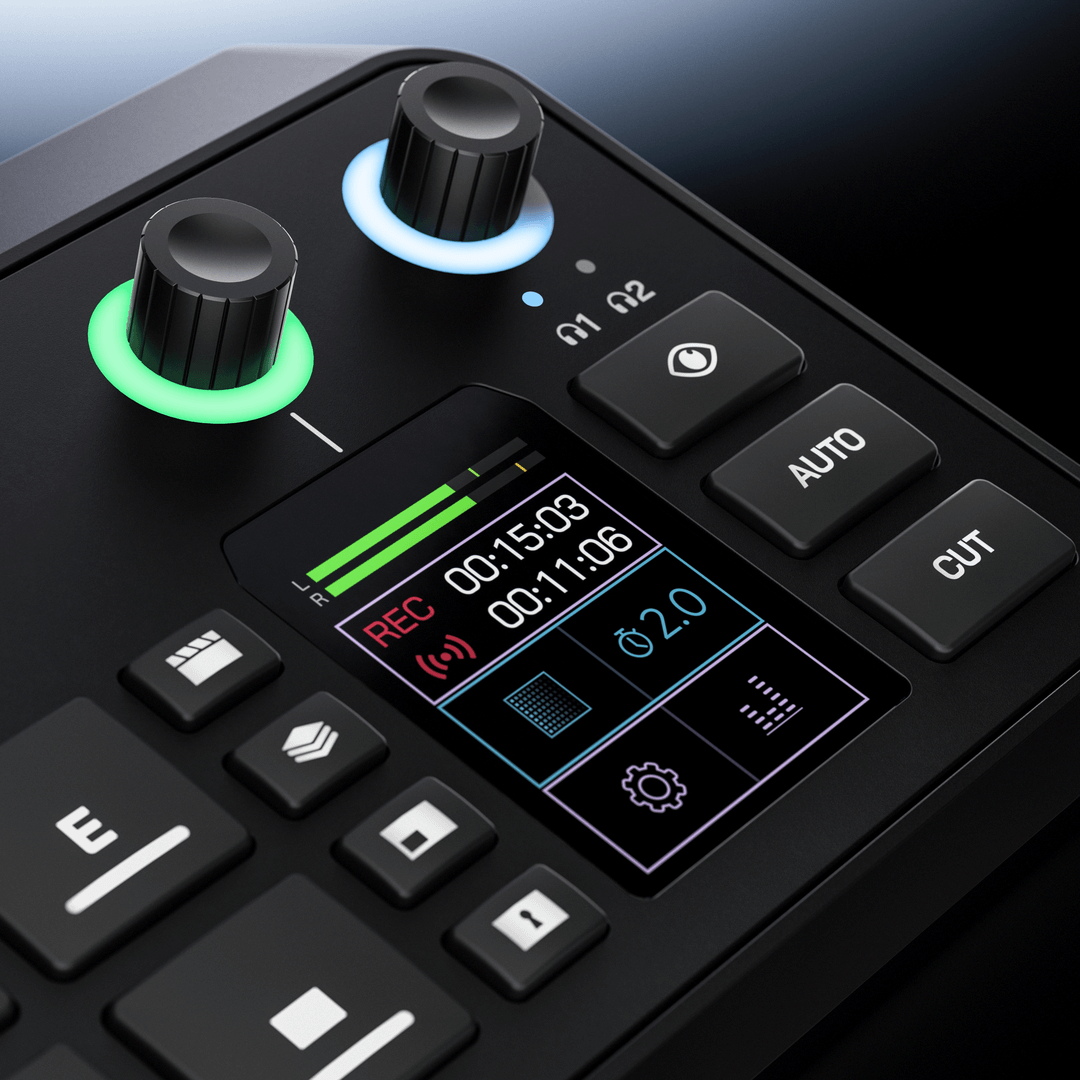 RØDECaster Video interface closeup