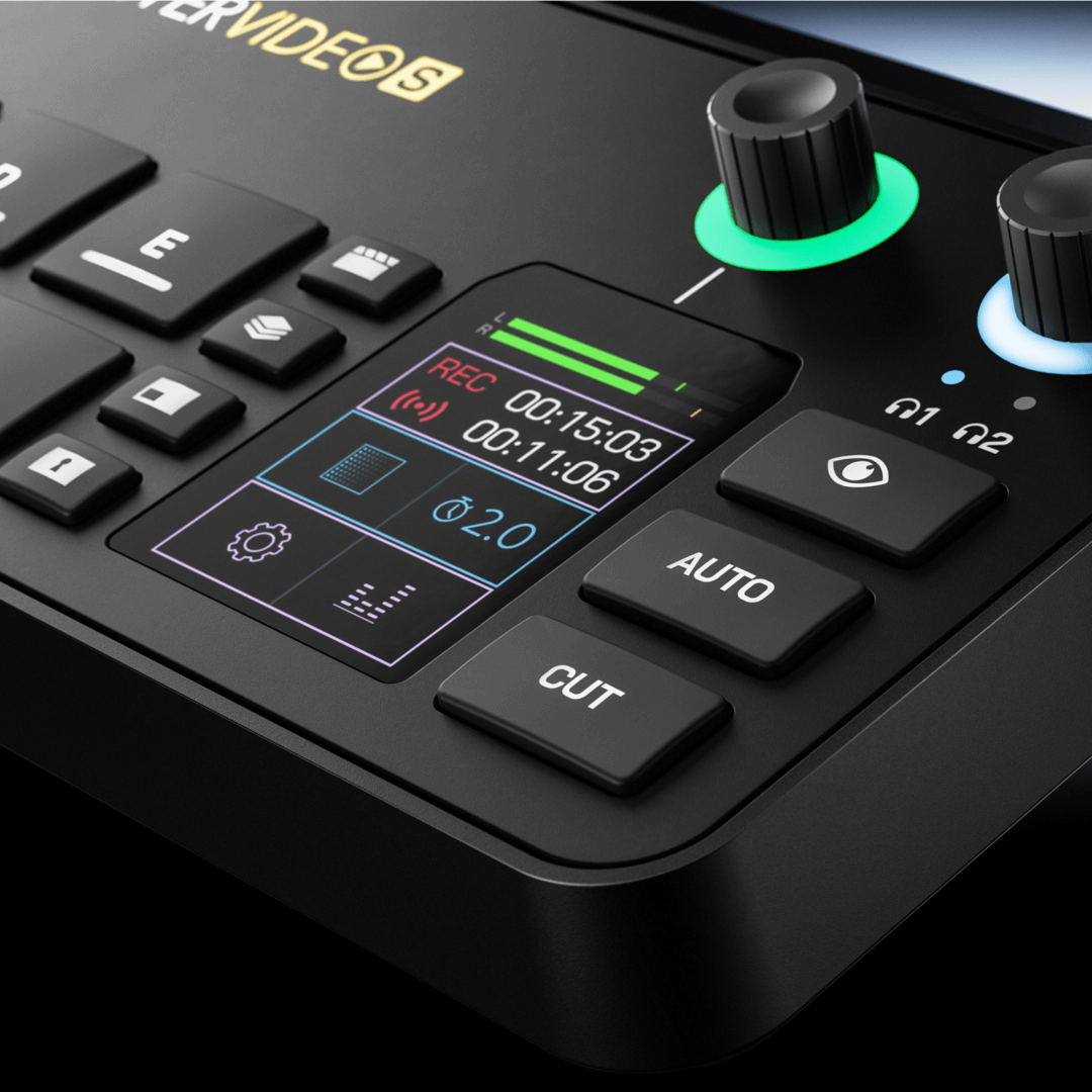 RØDECaster Video touchscreen