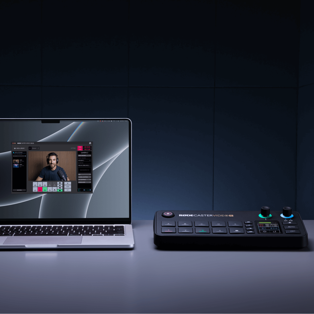 RØDECaster Video wireless setup via RØDE Central