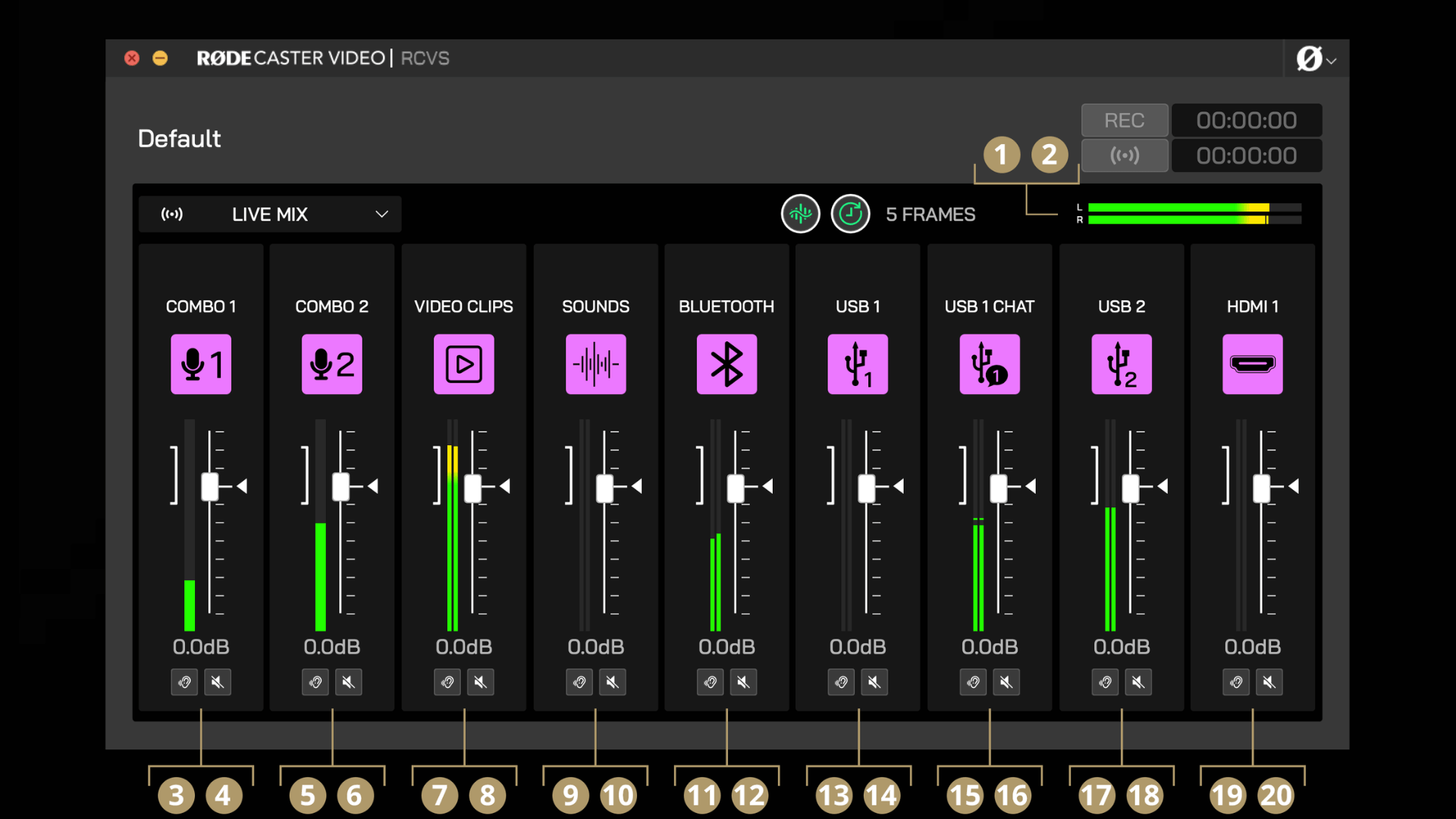 Multitrack USB recording