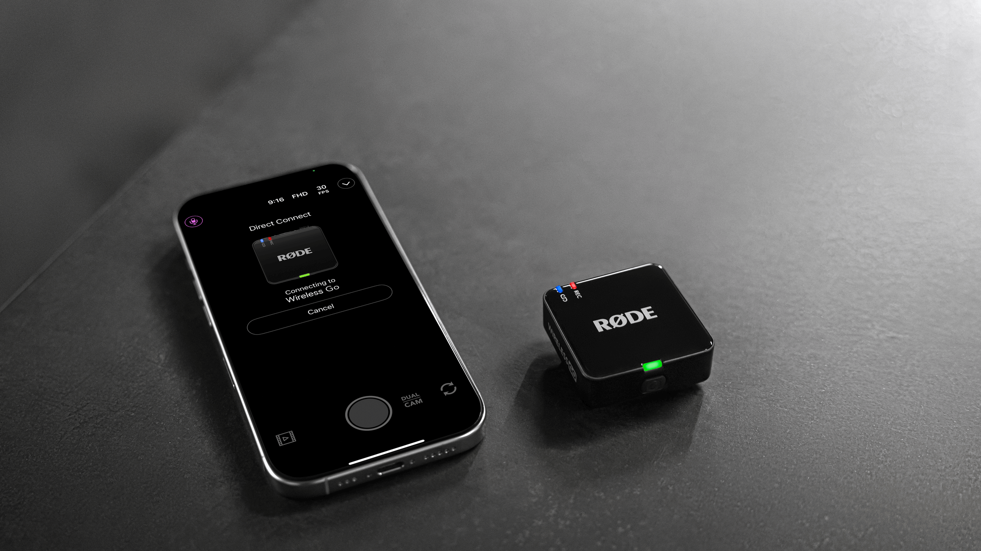 Wireless GO (Gen 3) Connected to iPhone