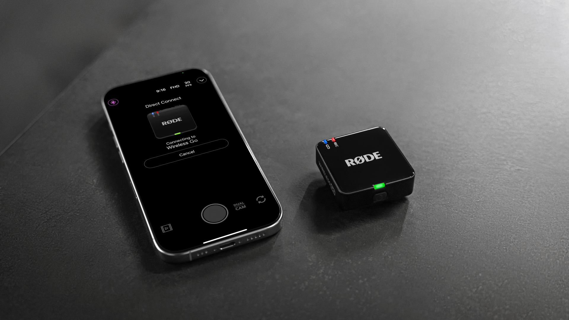 Wireless GO (Gen 3) connected to iPhone via Direct Connect