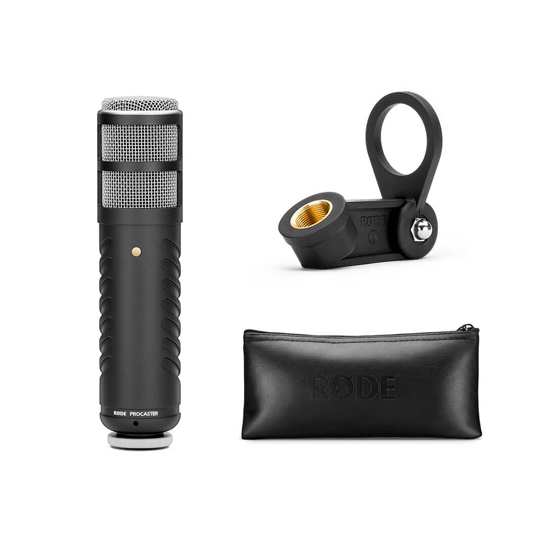 Procaster with included accessories