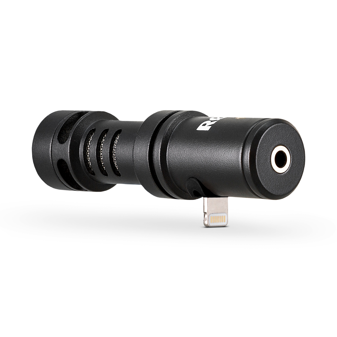 Microphone Rode Videomic Me-L Pour IPhone (Lightning) - Qualité Studio, Préampli Intégré, Protection Vent - + Casque Keepdrum Offert